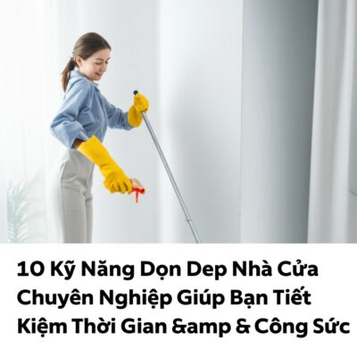 10 Kỹ Năng Dọn Dẹp Nhà Cửa Chuyên Nghiệp Giúp Bạn Tiết Kiệm Thời Gian & Công Sức