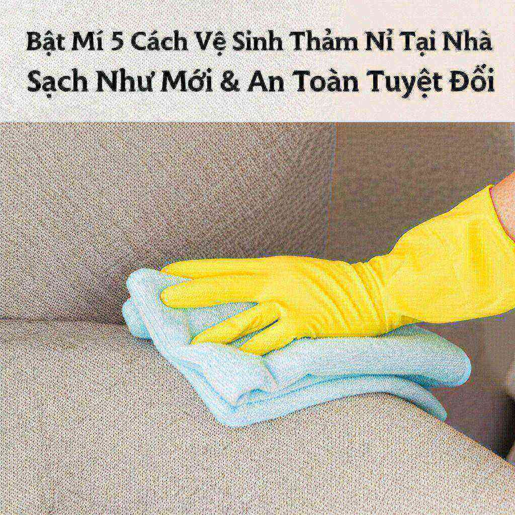 Hình minh họa cho bài viết: Bật Mí 5 Cách Vệ Sinh Thảm Nỉ Tại Nhà Sạch Như Mới & An Toàn Tuyệt Đối