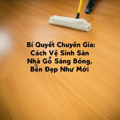 Bí Quyết Chuyên Gia: Cách Vệ Sinh Sàn Nhà Gỗ Sáng Bóng, Bền Đẹp Như Mới