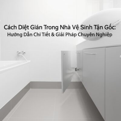 Cách Diệt Gián Trong Nhà Vệ Sinh Tận Gốc: Hướng Dẫn Chi Tiết & Giải Pháp Chuyên Nghiệp