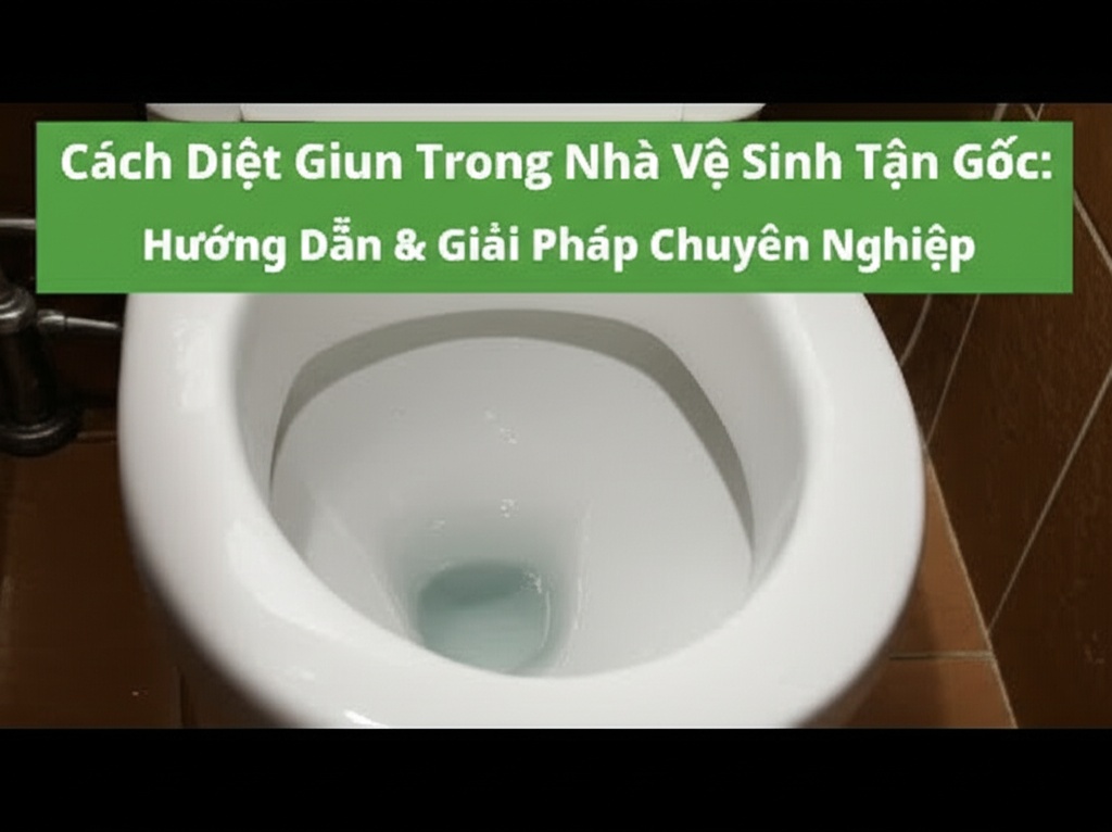 Hình minh họa cho bài viết: Cách Diệt Giun Trong Nhà Vệ Sinh Tận Gốc: Hướng Dẫn & Giải Pháp Chuyên Nghiệp