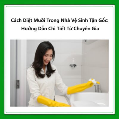 Cách Diệt Muỗi Trong Nhà Vệ Sinh Tận Gốc: Hướng Dẫn Chi Tiết Từ Chuyên Gia