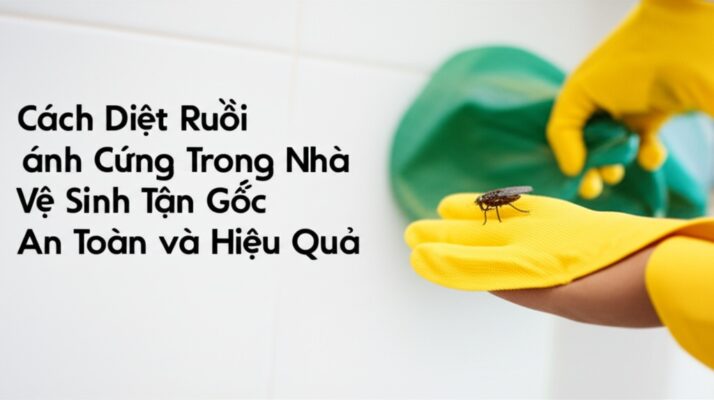 Cách Diệt Ruồi Cánh Cứng Trong Nhà Vệ Sinh Tận Gốc, An Toàn và Hiệu Quả