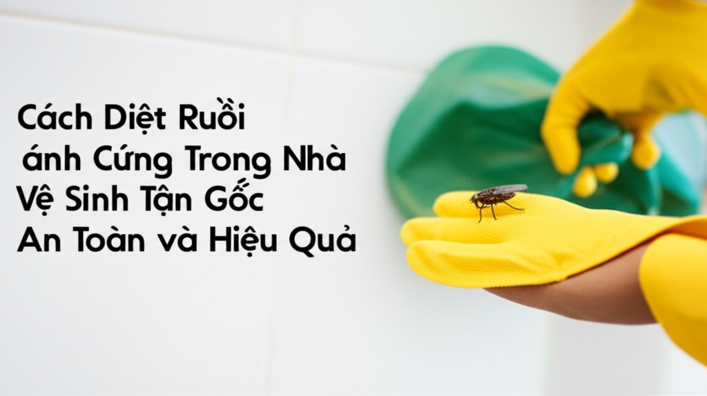 Hình minh họa cho bài viết: Cách Diệt Ruồi Cánh Cứng Trong Nhà Vệ Sinh Tận Gốc, An Toàn và Hiệu Quả