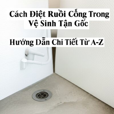 Cách Diệt Ruồi Cống Trong Nhà Vệ Sinh Tận Gốc: Hướng Dẫn Chi Tiết Từ A-Z