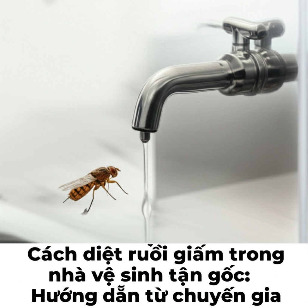 Hình minh họa cho bài viết: Cách diệt ruồi giấm trong nhà vệ sinh tận gốc: Hướng dẫn từ chuyên gia