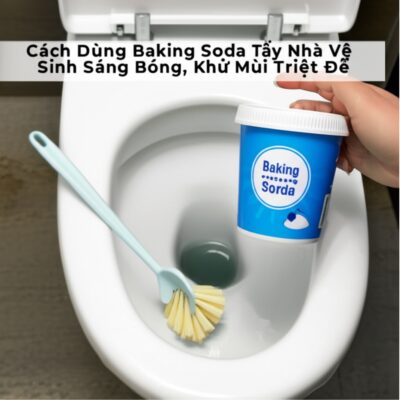 Cách Dùng Baking Soda Tẩy Nhà Vệ Sinh Sáng Bóng, Khử Mùi Triệt Để