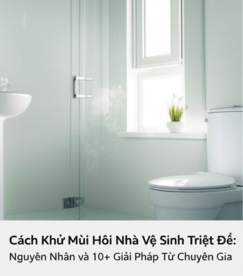 Cách Khử Mùi Hôi Nhà Vệ Sinh Triệt Để: Nguyên Nhân và 10+ Giải Pháp Từ Chuyên Gia