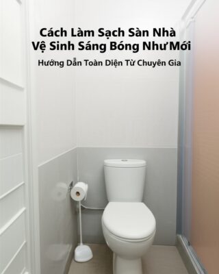 Cách Làm Sạch Sàn Nhà Vệ Sinh Sáng Bóng Như Mới: Hướng Dẫn Toàn Diện Từ Chuyên Gia