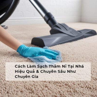 Cách Làm Sạch Thảm Nỉ Tại Nhà Hiệu Quả & Chuyên Sâu Như Chuyên Gia