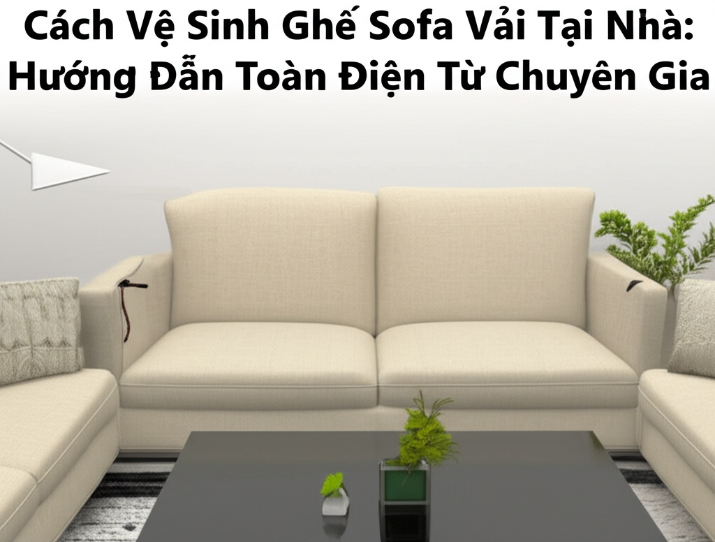 Hình minh họa cho bài viết: Cách Vệ Sinh Ghế Sofa Vải Tại Nhà: Hướng Dẫn Toàn Diện Từ Chuyên Gia