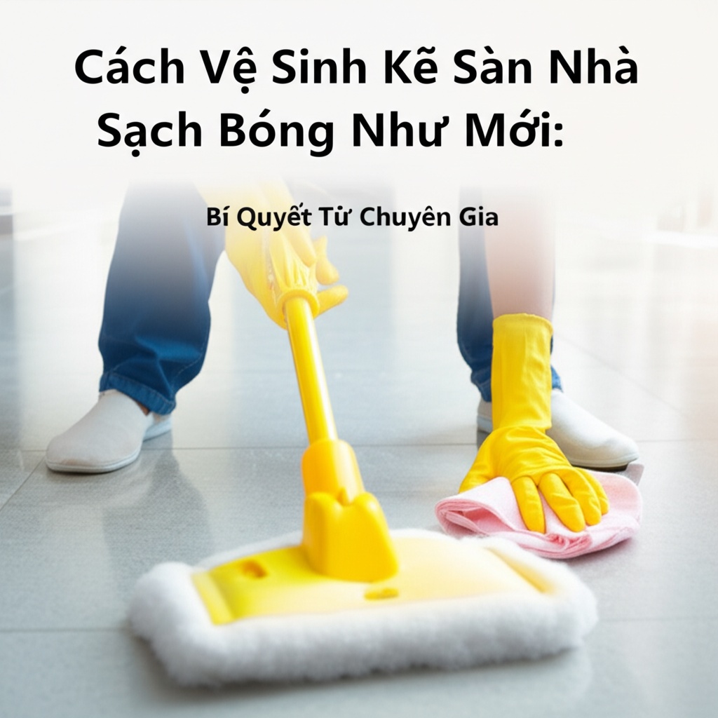 Hình minh họa cho bài viết: Cách Vệ Sinh Kẽ Sàn Nhà Sạch Bóng Như Mới: Bí Quyết Từ Chuyên Gia