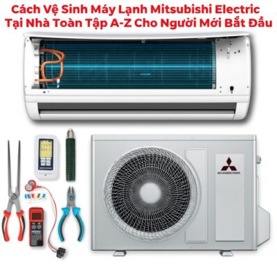 Cách Vệ Sinh Máy Lạnh Mitsubishi Electric Tại Nhà Toàn Tập A-Z Cho Người Mới Bắt Đầu
