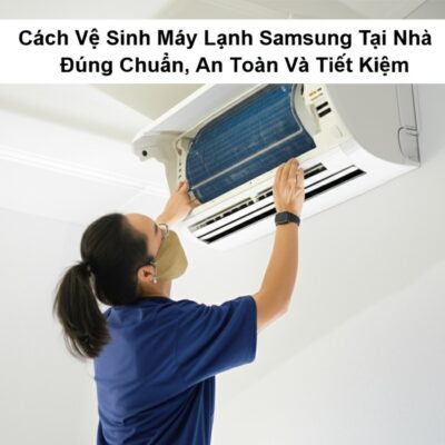 Cách Vệ Sinh Máy Lạnh Samsung Tại Nhà Đúng Chuẩn, An Toàn Và Tiết Kiệm