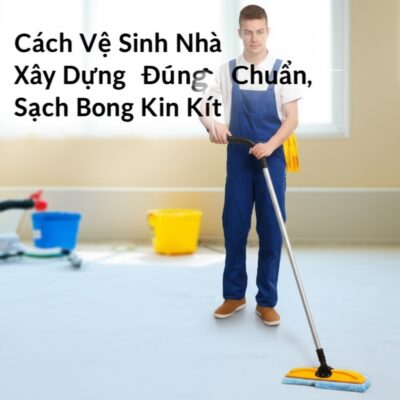 Cách Vệ Sinh Nhà Sau Xây Dựng Đúng Chuẩn, Sạch Bong Kin Kít