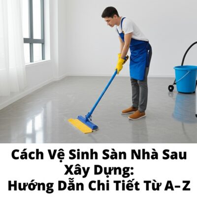 Cách Vệ Sinh Sàn Nhà Sau Xây Dựng: Hướng Dẫn Chi Tiết Từ A-Z