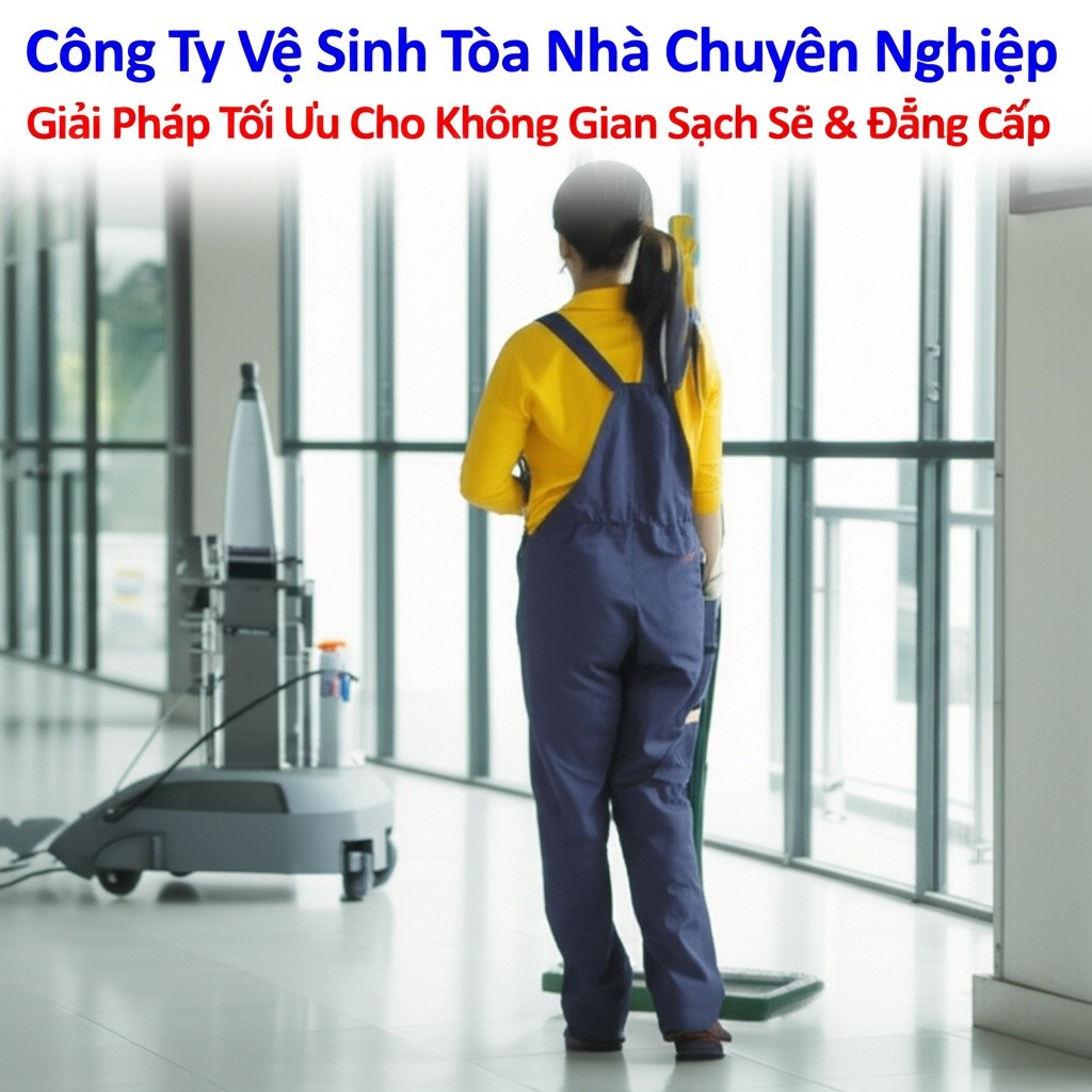 Hình minh họa cho bài viết: Công Ty Vệ Sinh Tòa Nhà Chuyên Nghiệp: Giải Pháp Tối Ưu Cho Không Gian Sạch Sẽ & Đẳng Cấp