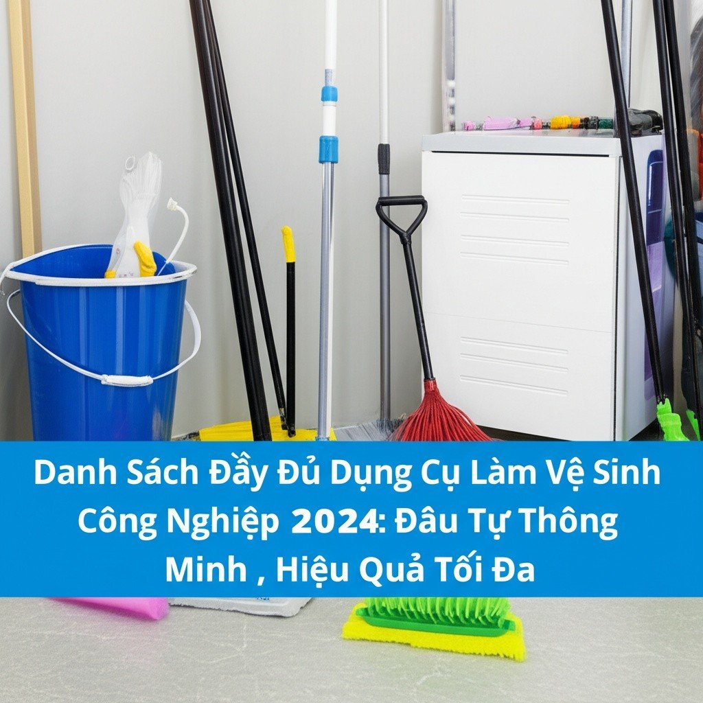 Hình minh họa cho bài viết: Danh Sách Đầy Đủ Dụng Cụ Làm Vệ Sinh Công Nghiệp 2024: Đầu Tư Thông Minh, Hiệu Quả Tối Đa