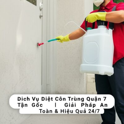 Dịch Vụ Diệt Côn Trùng Quận 7 Tận Gốc | Giải Pháp An Toàn & Hiệu Quả 24/7