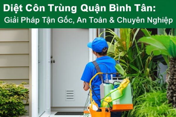 Diệt Côn Trùng Quận Bình Tân: Giải Pháp Tận Gốc, An Toàn & Chuyên Nghiệp