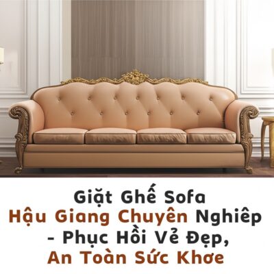 Giặt Ghế Sofa Hậu Giang Chuyên Nghiệp - Phục Hồi Vẻ Đẹp, An Toàn Sức Khỏe