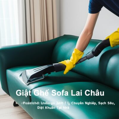 Giặt Ghế Sofa Lai Châu: Dịch Vụ Chuyên Nghiệp, Sạch Sâu, Diệt Khuẩn Tại Nhà