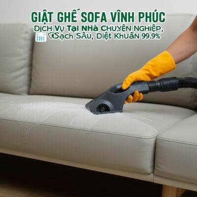 Giặt Ghế Sofa Vĩnh Phúc: Dịch Vụ Tại Nhà Chuyên Nghiệp, Sạch Sâu, Diệt Khuẩn 99.9%
