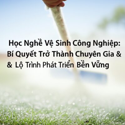 Học Nghề Vệ Sinh Công Nghiệp: Bí Quyết Trở Thành Chuyên Gia & Lộ Trình Phát Triển Bền Vững