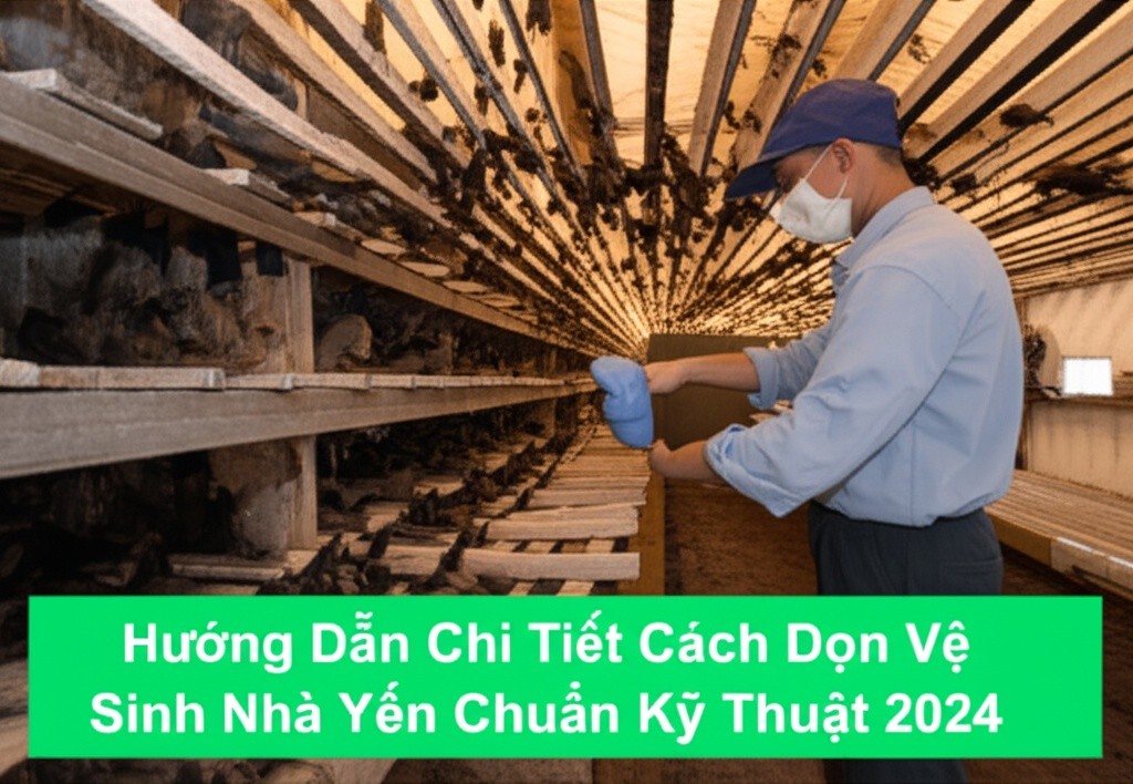 Hình minh họa cho bài viết: Hướng Dẫn Chi Tiết Cách Dọn Vệ Sinh Nhà Yến Chuẩn Kỹ Thuật 2024