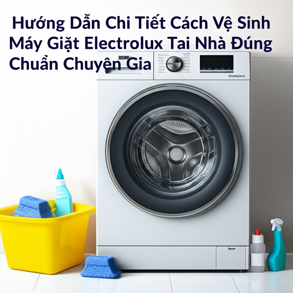 Hình minh họa cho bài viết: Hướng Dẫn Chi Tiết Cách Vệ Sinh Máy Giặt Electrolux Tại Nhà Đúng Chuẩn Chuyên Gia