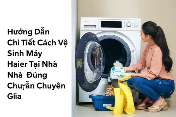 Hướng Dẫn Chi Tiết Cách Vệ Sinh Máy Giặt Haier Tại Nhà Đúng Chuẩn Chuyên Gia 2024