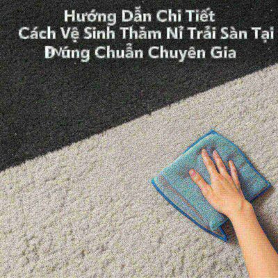 Hướng Dẫn Chi Tiết Cách Vệ Sinh Thảm Nỉ Trải Sàn Tại Nhà Đúng Chuẩn Chuyên Gia