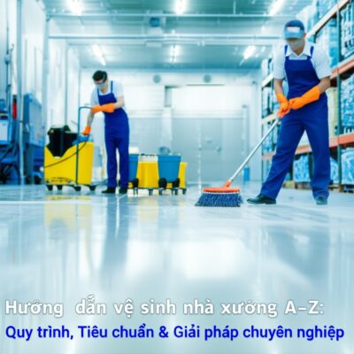 Hướng dẫn vệ sinh nhà xưởng A-Z: Quy trình, Tiêu chuẩn & Giải pháp chuyên nghiệp